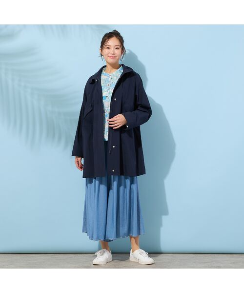 PISANO / ピサーノ シャツ・ブラウス | 【手洗いOK・綿100％・リバティコラボ・2Way】サイドタックブラウス | 詳細13