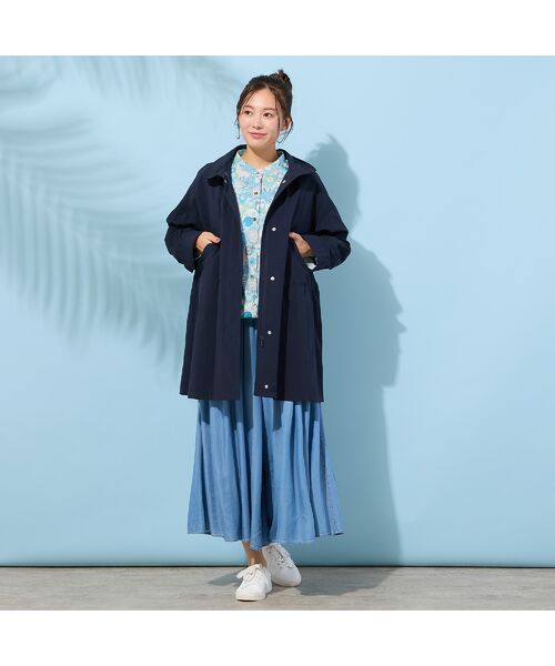 PISANO / ピサーノ シャツ・ブラウス | 【手洗いOK・綿100％・リバティコラボ・2Way】サイドタックブラウス | 詳細14