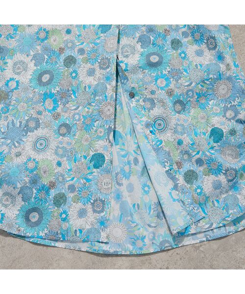 PISANO / ピサーノ シャツ・ブラウス | 【手洗いOK・綿100％・リバティコラボ・2Way】サイドタックブラウス | 詳細15