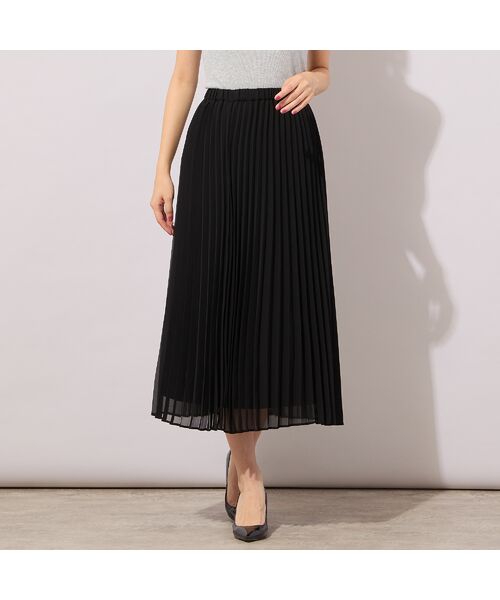 PISANO / ピサーノ ミニ・ひざ丈スカート | アコーディオンプリーツ・シフォンスカート | 詳細8