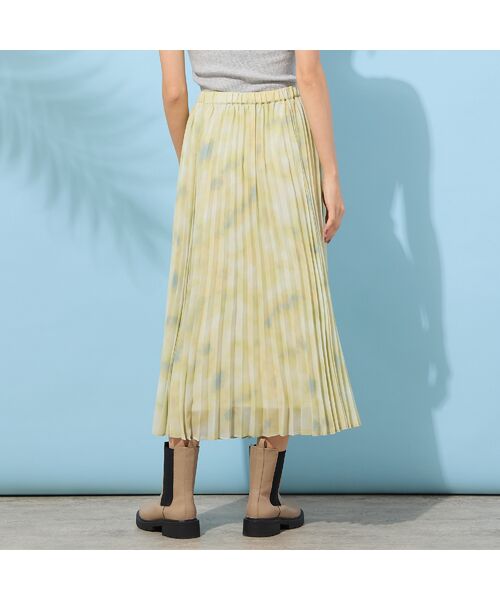 PISANO / ピサーノ ミニ・ひざ丈スカート | アコーディオンプリーツ・シフォンスカート | 詳細11