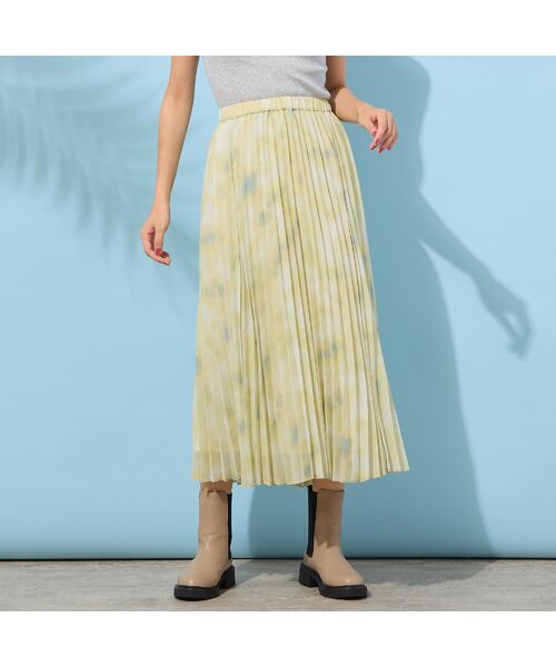 PISANO / ピサーノ ミニ・ひざ丈スカート | アコーディオンプリーツ・シフォンスカート | 詳細12