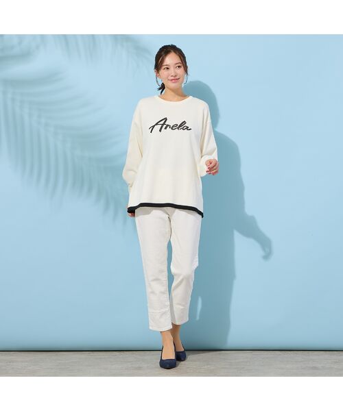 PISANO / ピサーノ デニムパンツ | 【手洗いOK・INDIMARKコラボ】デニムストレート・裾切り替えパンツ | 詳細6