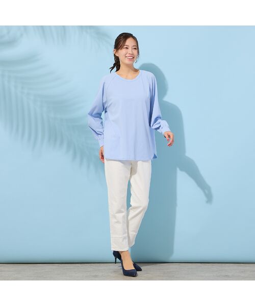 PISANO / ピサーノ デニムパンツ | 【手洗いOK・INDIMARKコラボ】デニムストレート・裾切り替えパンツ | 詳細8