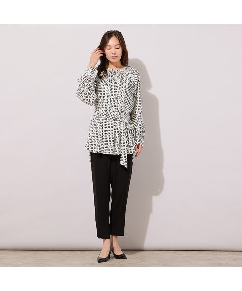 PISANO / ピサーノ ショート・ハーフ・半端丈パンツ | 【セットアップ対応】ピンタックテーパードパンツ | 詳細8