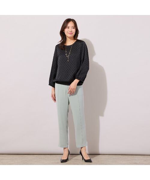 PISANO / ピサーノ ショート・ハーフ・半端丈パンツ | 【セットアップ対応】ピンタックテーパードパンツ | 詳細12