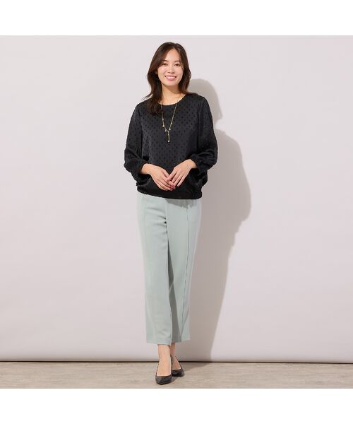 PISANO / ピサーノ ショート・ハーフ・半端丈パンツ | 【セットアップ対応】ピンタックテーパードパンツ | 詳細13