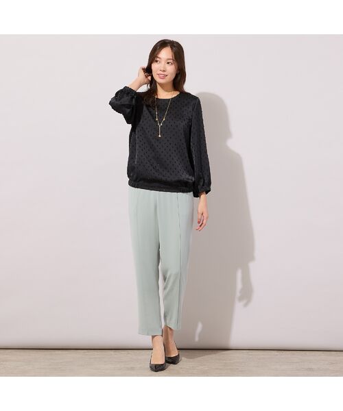 PISANO / ピサーノ ショート・ハーフ・半端丈パンツ | 【セットアップ対応】ピンタックテーパードパンツ | 詳細14