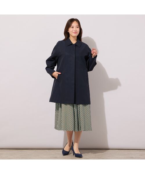 PISANO / ピサーノ ステンカラーコート | 【接触冷感】デザインタックスリーブ・ステンカラーコート | 詳細4