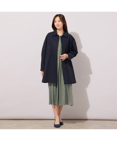 PISANO / ピサーノ ステンカラーコート | 【接触冷感】デザインタックスリーブ・ステンカラーコート | 詳細5