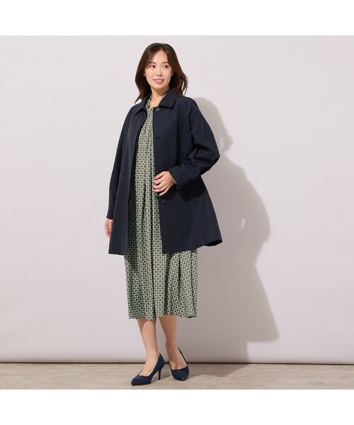 PISANO / ピサーノ ステンカラーコート | 【接触冷感】デザインタックスリーブ・ステンカラーコート | 詳細6