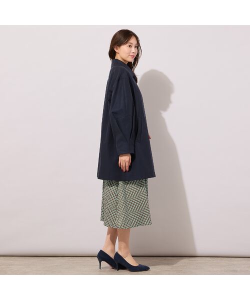 PISANO / ピサーノ ステンカラーコート | 【接触冷感】デザインタックスリーブ・ステンカラーコート | 詳細7