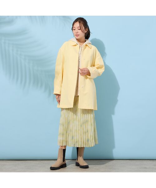 PISANO / ピサーノ ステンカラーコート | 【接触冷感】デザインタックスリーブ・ステンカラーコート | 詳細10