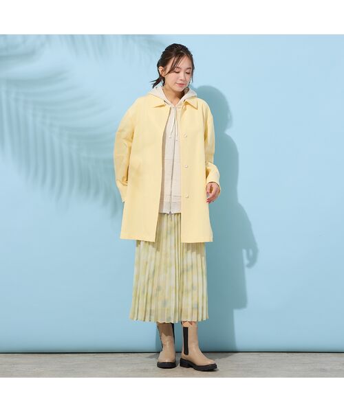 PISANO / ピサーノ ステンカラーコート | 【接触冷感】デザインタックスリーブ・ステンカラーコート | 詳細11