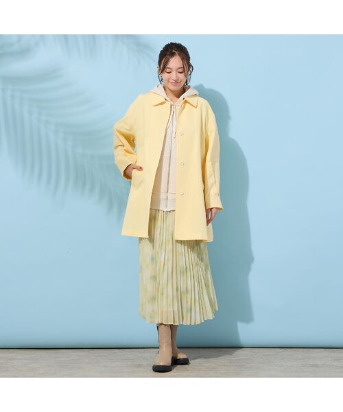 PISANO / ピサーノ ステンカラーコート | 【接触冷感】デザインタックスリーブ・ステンカラーコート | 詳細12