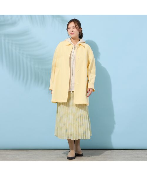 PISANO / ピサーノ ステンカラーコート | 【接触冷感】デザインタックスリーブ・ステンカラーコート | 詳細13