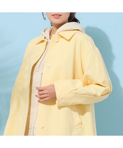 PISANO / ピサーノ ステンカラーコート | 【接触冷感】デザインタックスリーブ・ステンカラーコート | 詳細14