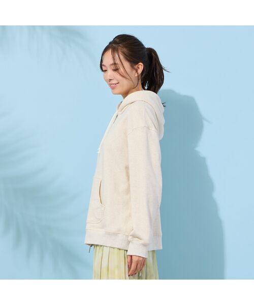 PISANO / ピサーノ パーカー | 【手洗いOK】PISANOエンブレム刺繍入りメランジパーカー | 詳細1