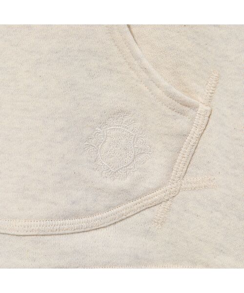 PISANO / ピサーノ パーカー | 【手洗いOK】PISANOエンブレム刺繍入りメランジパーカー | 詳細10