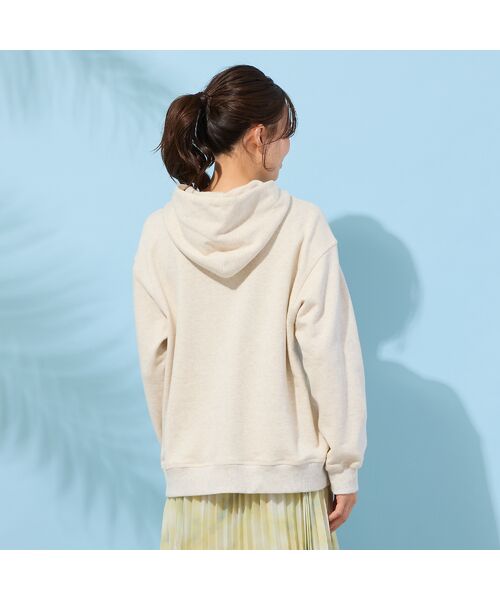 PISANO / ピサーノ パーカー | 【手洗いOK】PISANOエンブレム刺繍入りメランジパーカー | 詳細2