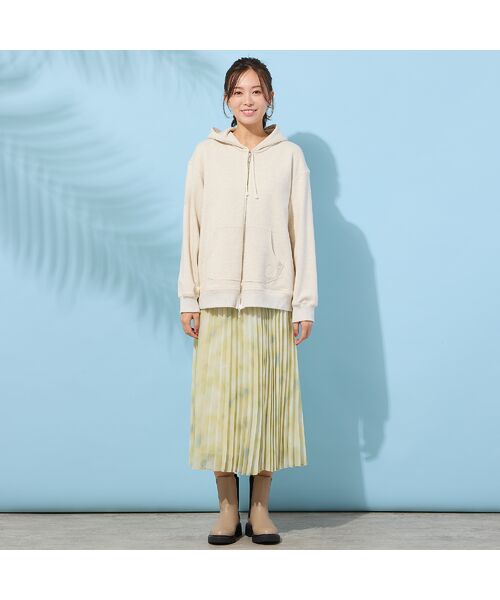 PISANO / ピサーノ パーカー | 【手洗いOK】PISANOエンブレム刺繍入りメランジパーカー | 詳細3