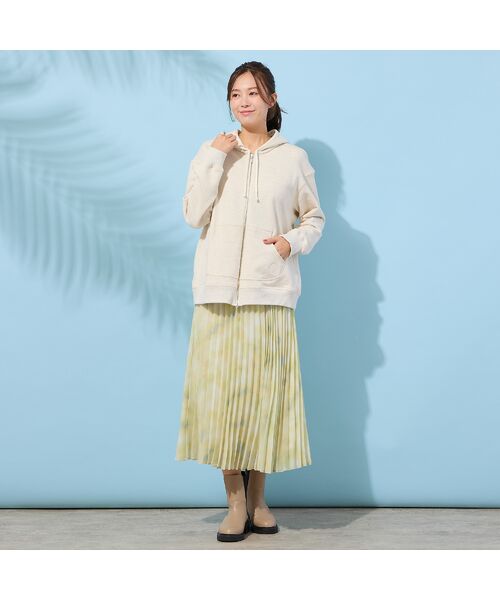 PISANO / ピサーノ パーカー | 【手洗いOK】PISANOエンブレム刺繍入りメランジパーカー | 詳細4