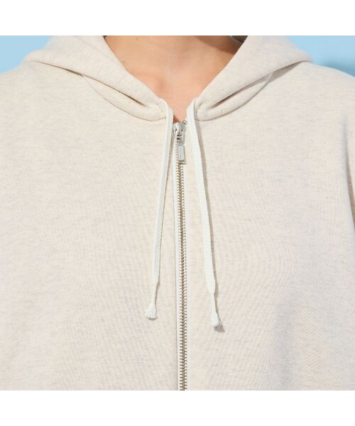 PISANO / ピサーノ パーカー | 【手洗いOK】PISANOエンブレム刺繍入りメランジパーカー | 詳細9