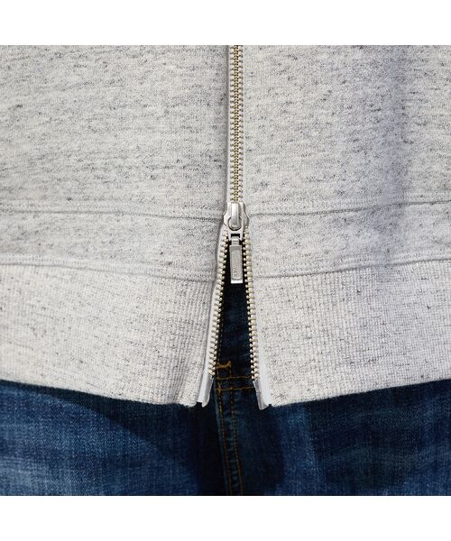 PISANO / ピサーノ パーカー | 【手洗いOK】PISANOエンブレム刺繍入りメランジパーカー | 詳細18