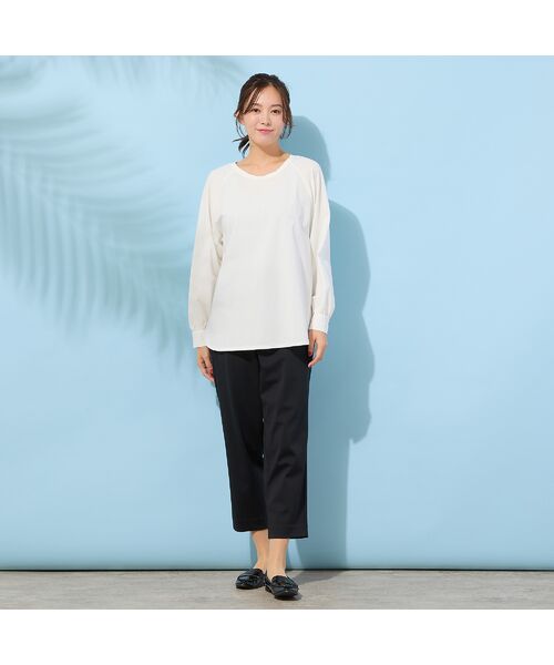 PISANO / ピサーノ カットソー | 【手洗いOK】ラグランスリーブカットソー | 詳細1