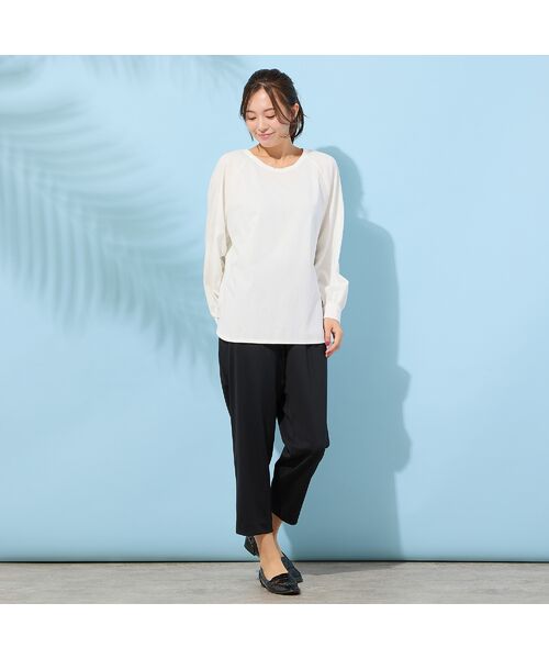 PISANO / ピサーノ カットソー | 【手洗いOK】ラグランスリーブカットソー | 詳細3