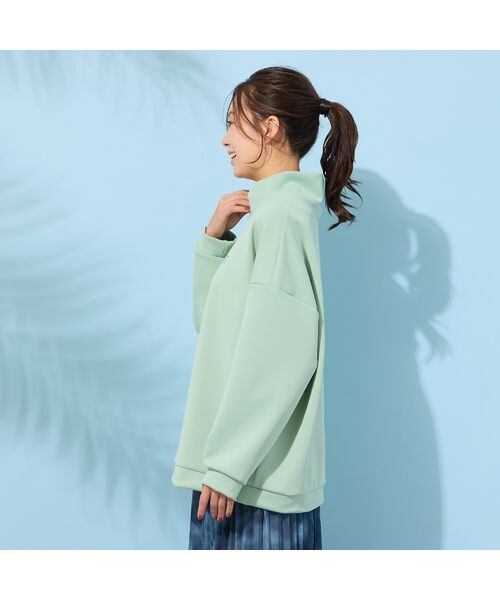 PISANO / ピサーノ カットソー | 【手洗いOK】フラワープリントハイネックトップ | 詳細9