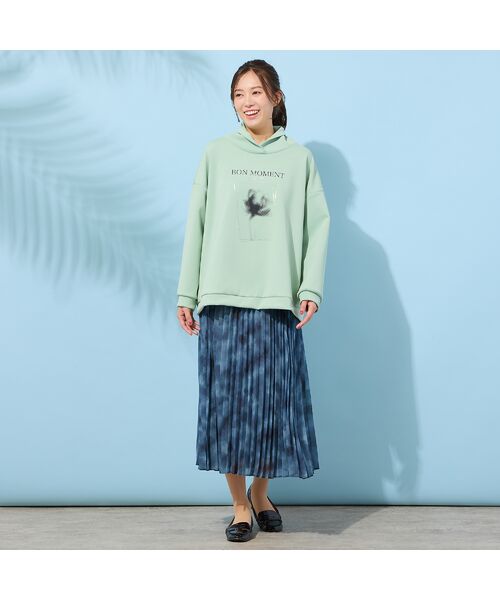 PISANO / ピサーノ カットソー | 【手洗いOK】フラワープリントハイネックトップ | 詳細11