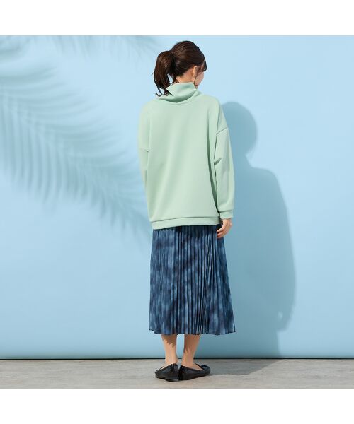 PISANO / ピサーノ カットソー | 【手洗いOK】フラワープリントハイネックトップ | 詳細14