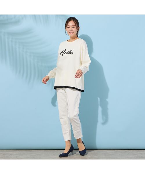 PISANO / ピサーノ ニット・セーター | 【手洗いOK】『Anela』スパンコール刺繍ニット | 詳細3