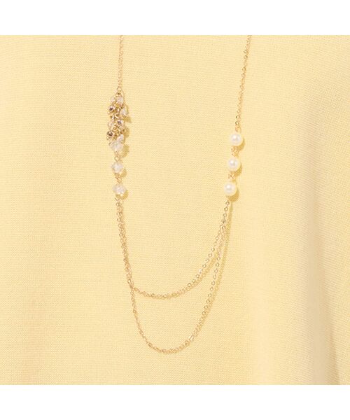 PISANO / ピサーノ ネックレス・ペンダント・チョーカー | パール調×ゴール調チェーンネックレス | 詳細2