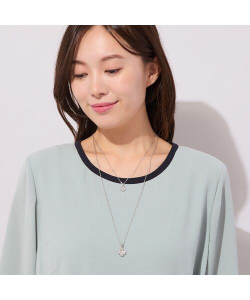 PISANO / ピサーノ ネックレス・ペンダント・チョーカー | ラッキークローバー3Wayネックレス（シルバー）