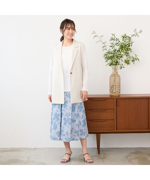 PISANO / ピサーノ ベスト | 【紫外線防止・セットアップ対応】テーラードカラージレ | 詳細5