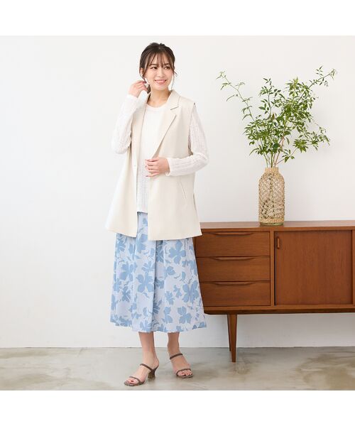 PISANO / ピサーノ ベスト | 【紫外線防止・セットアップ対応】テーラードカラージレ | 詳細7