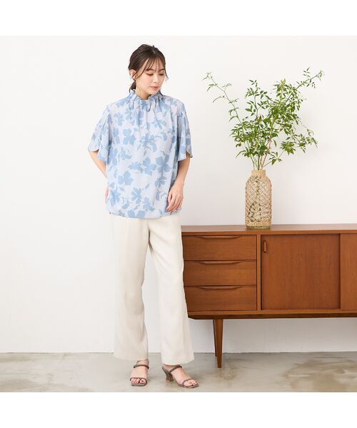 PISANO / ピサーノ シャツ・ブラウス | 【手洗いOK・セットアップ対応】チューリップスリーブブラウス | 詳細4