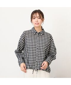 PISANO / ピサーノ シャツ・ブラウス | 【手洗いOK】シズルチェック・バルーンヘムブラウス