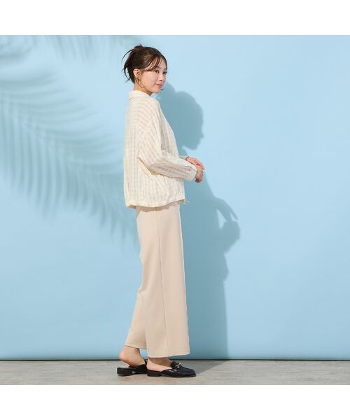 PISANO / ピサーノ シャツ・ブラウス | 【手洗いOK】シズルチェック・バルーンヘムブラウス | 詳細5