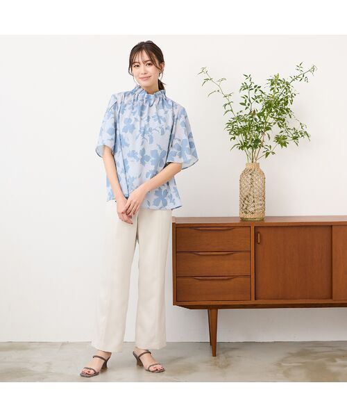 PISANO / ピサーノ その他パンツ | 【紫外線防止・セットアップ対応】リネンツイルパンツ | 詳細1