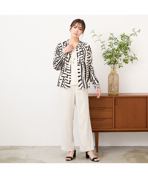 PISANO / ピサーノ その他パンツ | 【紫外線防止・セットアップ対応】リネンツイルパンツ | 詳細2