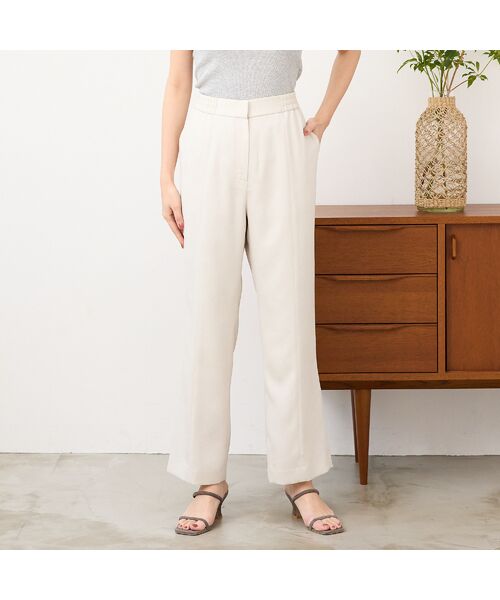 PISANO / ピサーノ その他パンツ | 【紫外線防止・セットアップ対応】リネンツイルパンツ | 詳細4