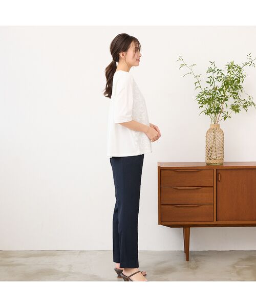 PISANO / ピサーノ カットソー | 【手洗いOK】フロントレースカットソー | 詳細5