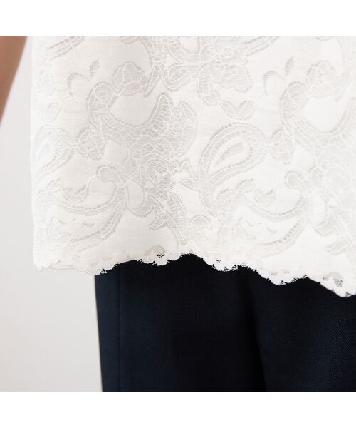 PISANO / ピサーノ カットソー | 【手洗いOK】フロントレースカットソー | 詳細8