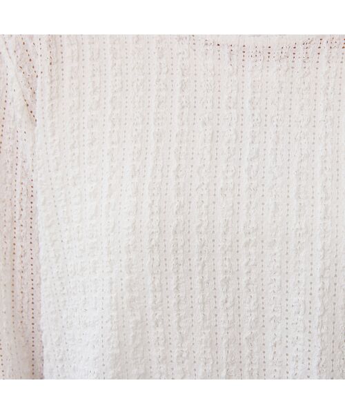 PISANO / ピサーノ カットソー | 【手洗いOK】シアーレース・クルーネックカットソー | 詳細10