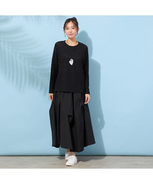 PISANO / ピサーノ カットソー | 【手洗いOK】シアーレース・クルーネックカットソー | 詳細11