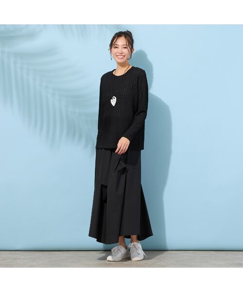 PISANO / ピサーノ カットソー | 【手洗いOK】シアーレース・クルーネックカットソー | 詳細13