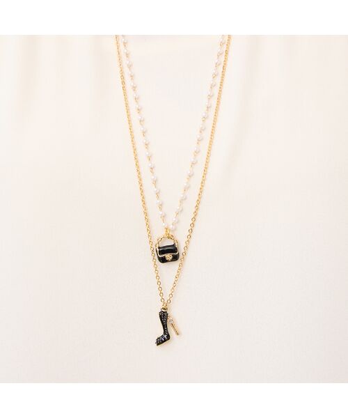 PISANO / ピサーノ ネックレス・ペンダント・チョーカー | パンプス＆バッグ２連ネックレス | 詳細4